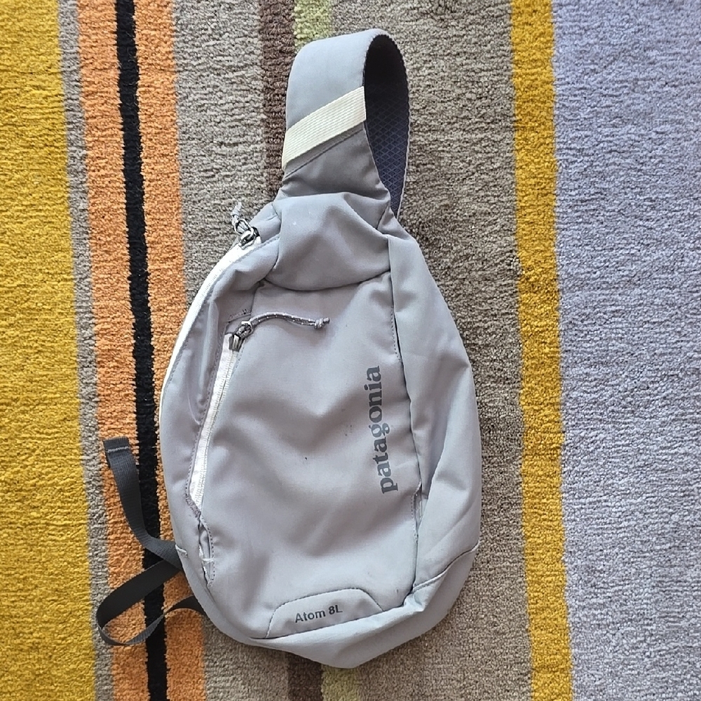 Patagonia Gray Backpack with Minimalist Design